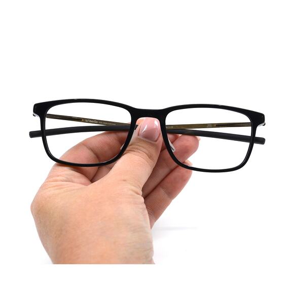 NEW IC! BERLIN AKITO BLACK GOLD AUTHENTIC EYEGLASSES FRAME - Picture 9 of 13